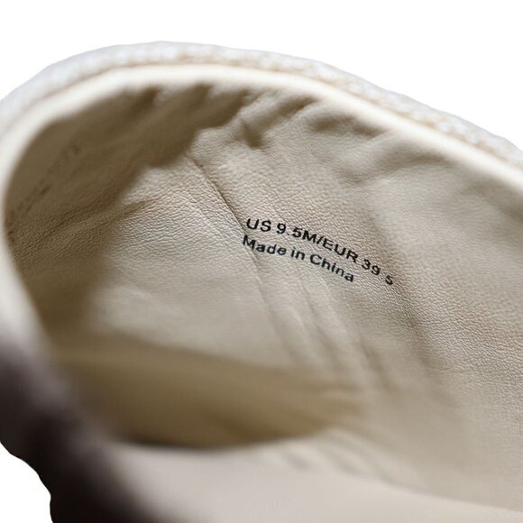 Vince Mules Canvas Vianne Natural Beige Comfort Shoes‎ Womens Size 9.5 NEW - Picture 12 of 12